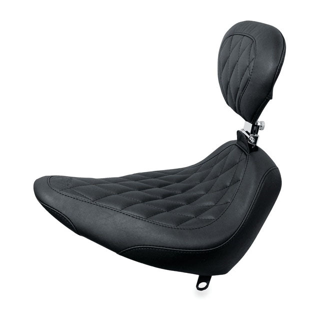 Mustang, Wide Tripper solo seat. With rider backrest SOLO SEATS Mustang