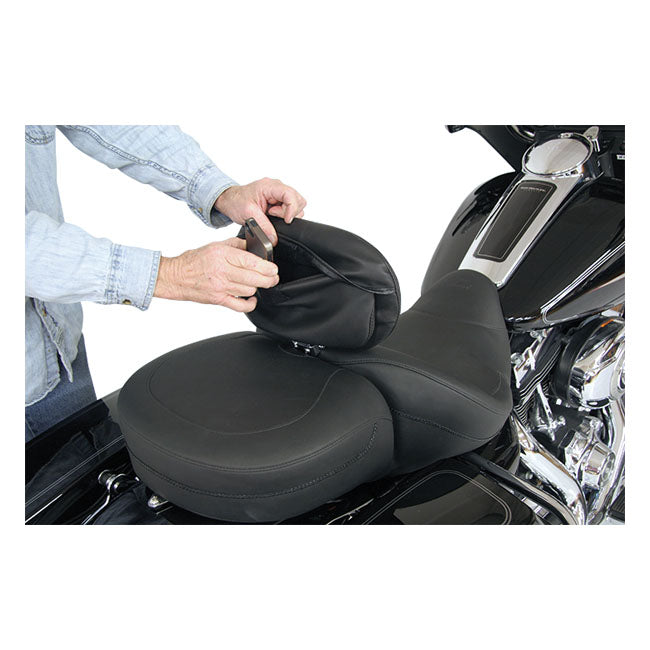 Mustang, rider backrest cover/pouch. Standard Touring BACKRESTS Mustang