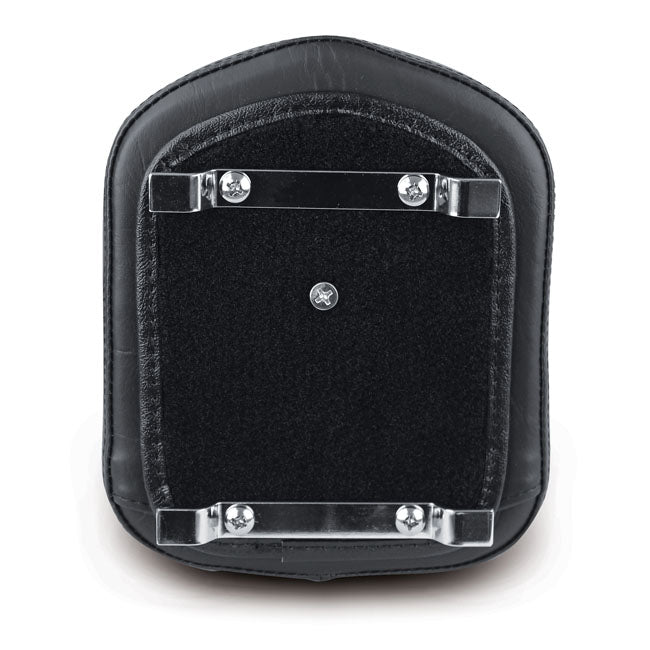 Mustang, OEM style sissy bar pad. Black. Diamond SISSY BARS Mustang