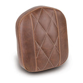 Mustang, OEM style sissy bar pad. Brown. Diamond SISSY BARS Mustang