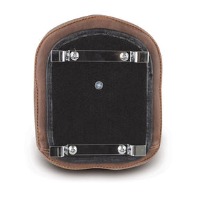 Mustang, OEM style sissy bar pad. Brown. Diamond SISSY BARS Mustang