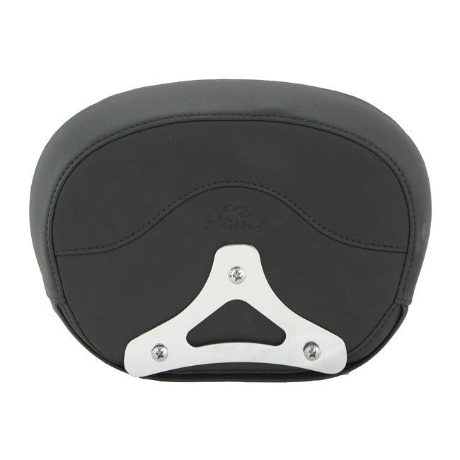 Mustang, sissy bar back pad. Black. Regal SISSY BARS Mustang