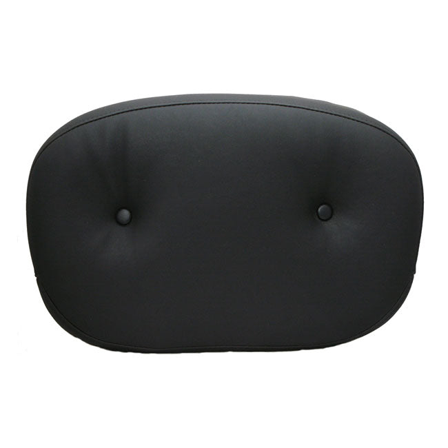 Mustang, sissy bar back pad. Black. Regal SISSY BARS Mustang