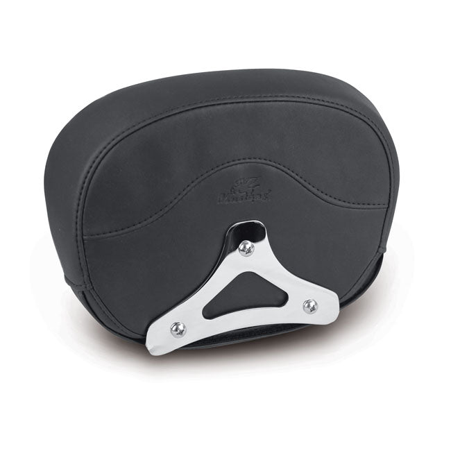 Mustang, sissy bar back pad. Black. Diamond SISSY BARS Mustang