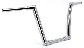 Zcp Chicano Ape 14" Chrome F/ 1"Risers Fat Handlebars for one inch handlebar clamps Zodiac