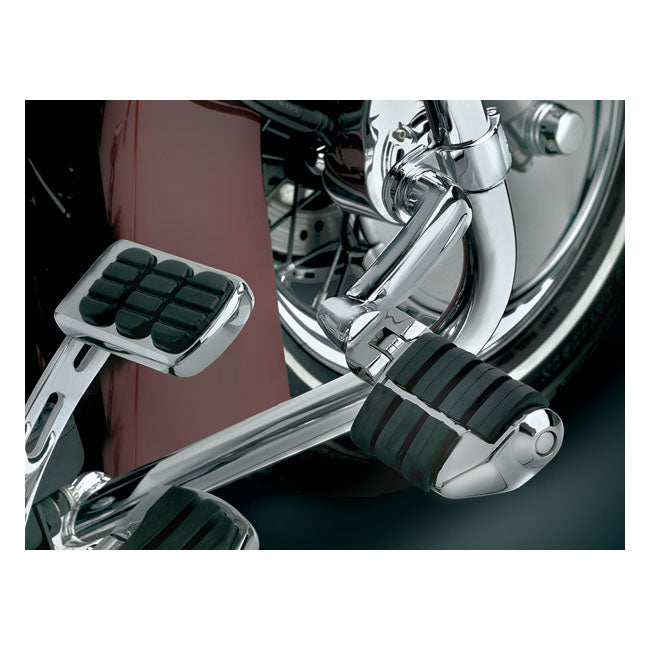 Kuryakyn, Longhorn highway peg set. 1-1/4 (32mm). Chrome FOOTPEGS Kuryakyn