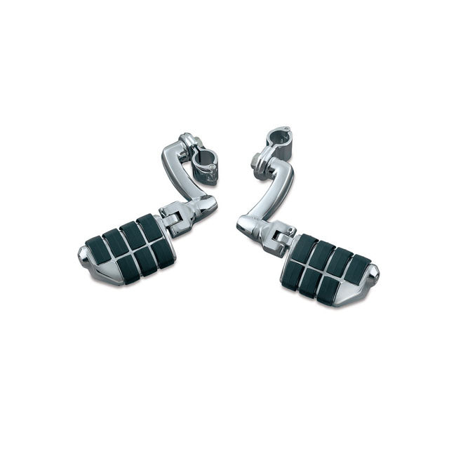 Kuryakyn, Longhorn highway peg set. 1" (25.4mm). Chrome FOOTPEGS Kuryakyn