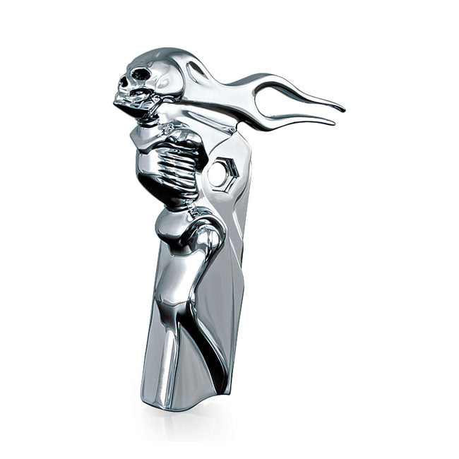 Kuryakyn, Front shifter arm accent. Zombie. Chrome SHIFT ARMS Kuryakyn