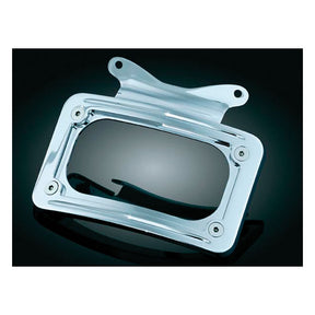 Kuryakyn, curved license plate mount. Chrome LICENSE PLATE FRAMES Kuryakyn