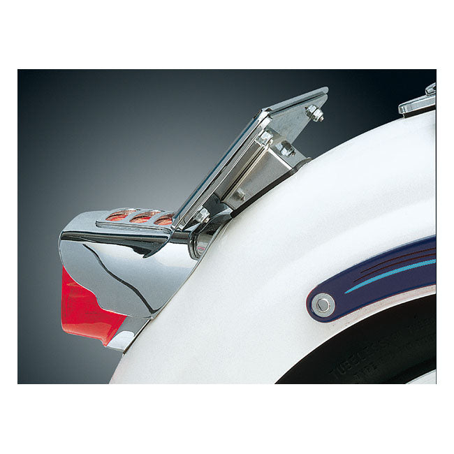 Kuryakyn, License plate holder ''lay down''. Chrome LICENSE PLATE HOLDERS Kuryakyn