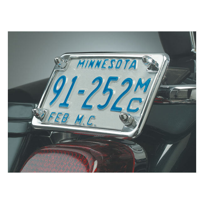 Kuryakyn, License frame & backplate set LICENSE PLATE FRAMES Kuryakyn