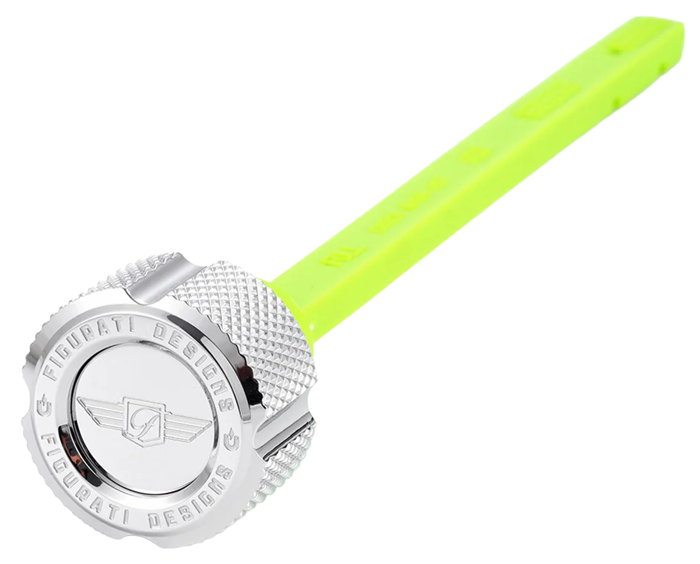 Dipstick S/S Knurled Silver Chief14 18 Dipstick Figurati Designs