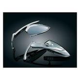 Kuryakyn, Scythe 1 mirror set. Chrome MIRRORS Kuryakyn
