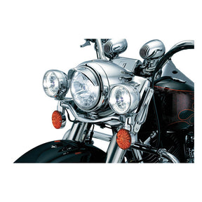 Kuryakyn, 7" headlamp visor chrome HEADLAMP VISORS Kuryakyn