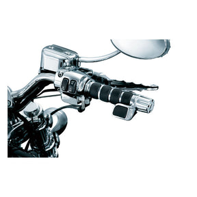 Kuryakyn, ISO contoured throttle boss. right, chrome THROTTLE BOSS Kuryakyn