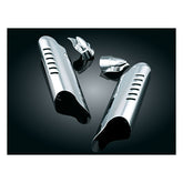 Kuryakyn, Lower leg deflector shields. Chrome LOWER LEG ACCENT COVERS Kuryakyn