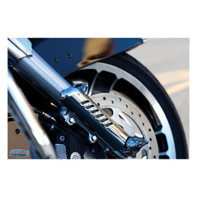 Kuryakyn, Lower leg deflector shields. Chrome LOWER LEG ACCENT COVERS Kuryakyn