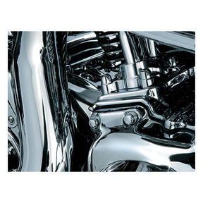 Kuryakyn, Rear cylinder base cover. Chrome CYLINDER BASE COVERS Kuryakyn