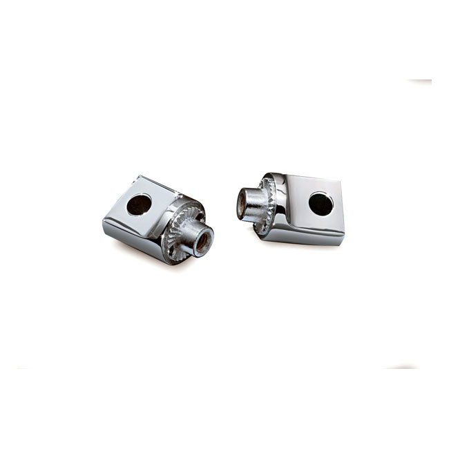 Kuryakyn, Non pivoting splined male mount adapters, chrome FOOTPEGS MOUNTS Kuryakyn