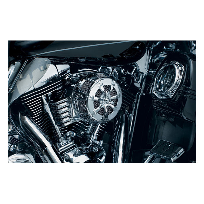 Kuryakyn, Alley Cat air cleaner cover. Chrome Air Cleaner Cover Kuryakyn