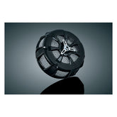 Kuryakyn, Alley Cat air cleaner cover. Black/chrome Air Cleaner Cover Kuryakyn