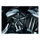 Kuryakyn, Hi-Five Mach 2 air cleaner kit. Black/chrome Air Cleaner Kuryakyn