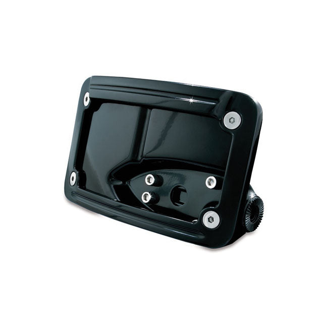 Kuryakyn, Curved license plate holder, horizontal LICENSE PLATE BRACKETS Kuryakyn