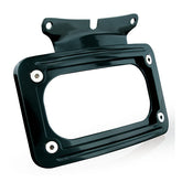 Kuryakyn, curved license plate mount. Black LICENSE PLATE FRAMES Kuryakyn