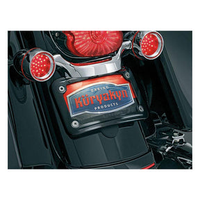 Kuryakyn, curved license plate mount. Black LICENSE PLATE FRAMES Kuryakyn