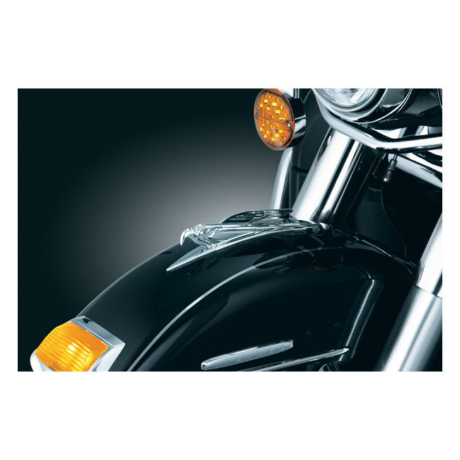 Kuryakyn, Deco eagle front fender ornament. Chrome FENDER ORNAMENTS Kuryakyn