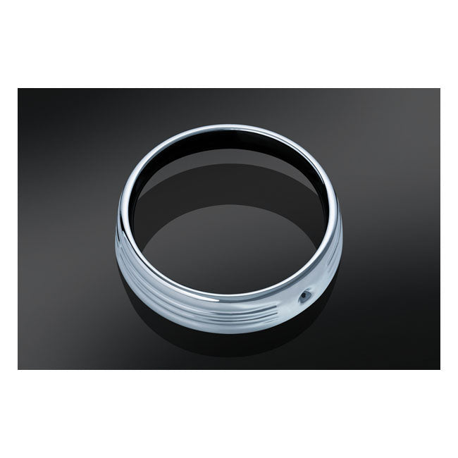Kuryakyn, 7" headlamp trim ring. Chrome HEADLAMP TRIM RINGS Kuryakyn