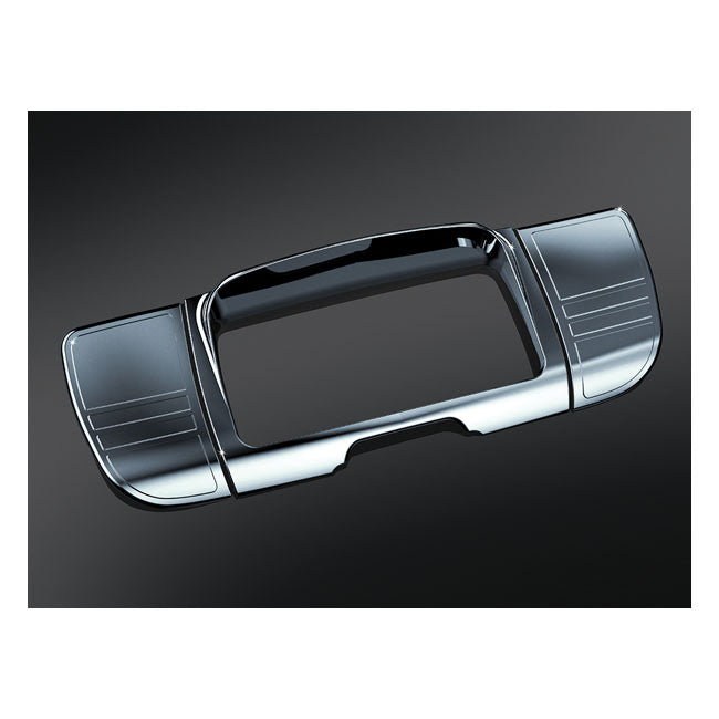 Kuryakyn, Tri-Line stereo trim deluxe kit. Chrome FAIRING ACCENTS Kuryakyn