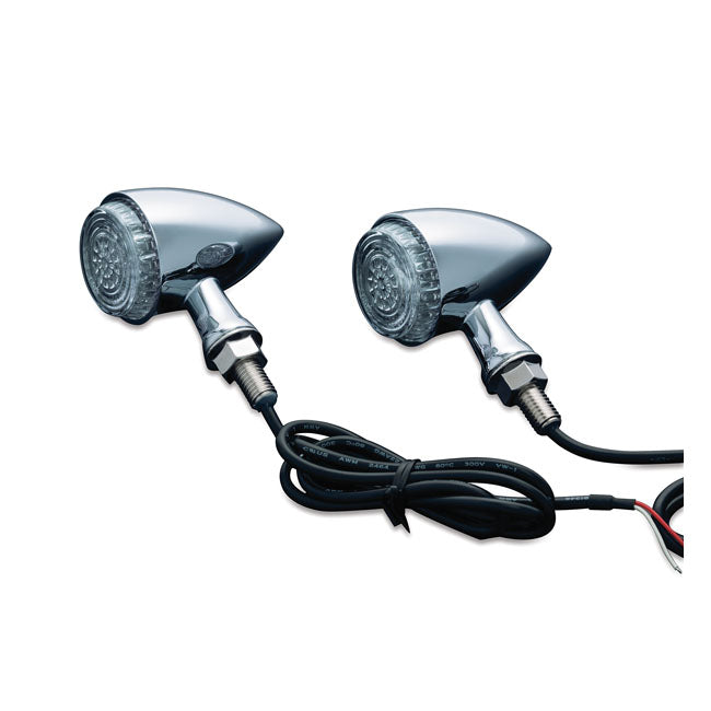 Kuryakyn, Torpedo LED turn signals. Chrome TURN SIGNALS Kuryakyn