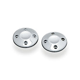 Kuryakyn, ISO-grip end cap set. Smooth. Chrome (pair) GRIPS Kuryakyn