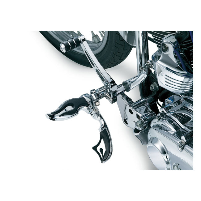 Kuryakyn, Flamin'' switchblade foot pegs. Chrome FOOTPEGS Kuryakyn
