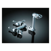 Kuryakyn, Adjustable passenger offset mount set. Chrome FOOTPEGS MOUNTS Kuryakyn