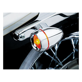 Kuryakyn, Turn signal recessed trim rings & lens kit. Chrome TURN SIGNALS TRIM RINGS Kuryakyn