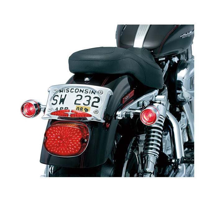 Kuryakyn, Turn signal recessed trim rings & lens kit. Chrome TURN SIGNALS TRIM RINGS Kuryakyn
