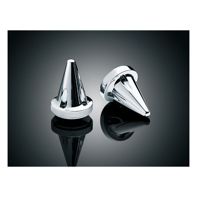Kuryakyn, Stiletto grip end caps. Chrome GRIPS MISC Kuryakyn