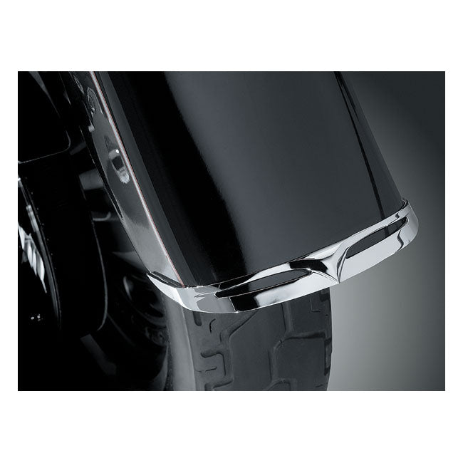 Kuryakyn, Fatboy front fender tip. leading edge, chrome FENDER TIPS Kuryakyn