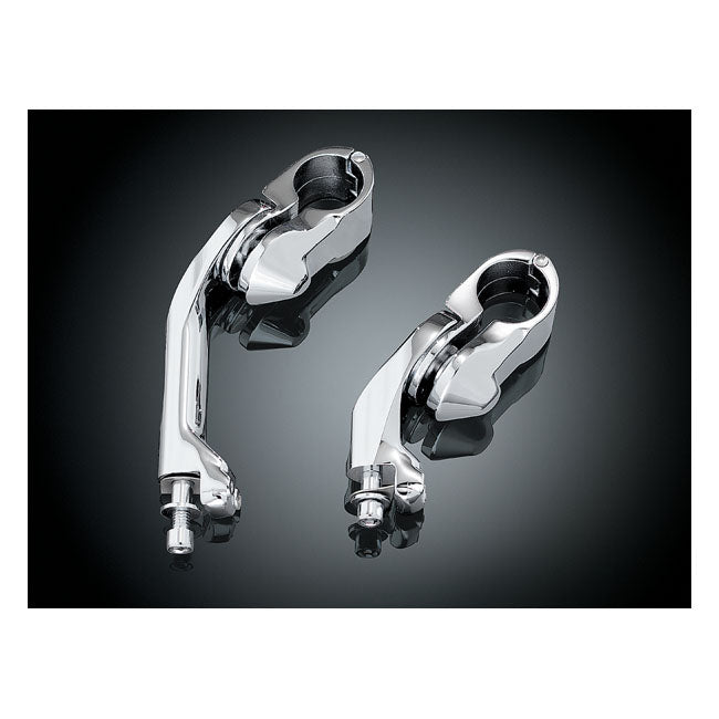 Kuryakyn, Tour-Tech cruise peg mounts. Short. Chrome FOOTPEGS MOUNTS Kuryakyn