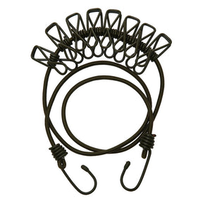 Fosco clothesline with 8 utility hooks CAMPING AND OUTDOOR Army Surplus