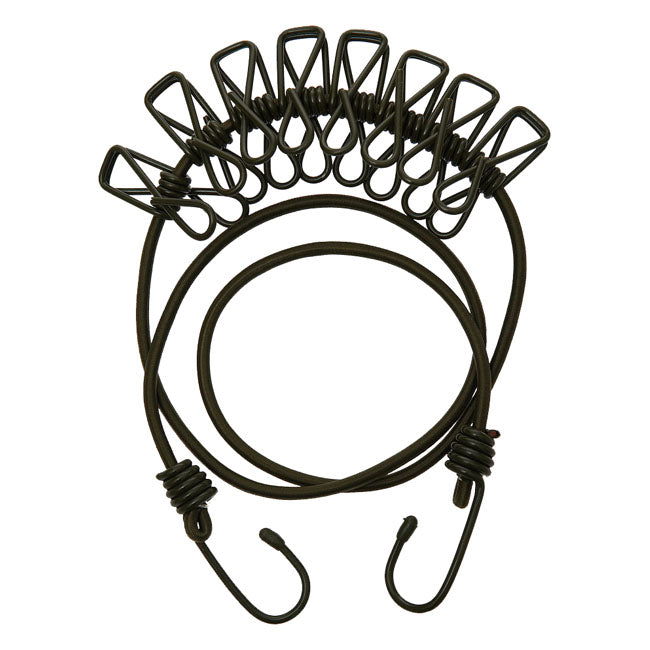 Fosco clothesline with 8 utility hooks CAMPING AND OUTDOOR Army Surplus