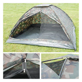 Fostex 4-person tent,camouflage CAMPING AND OUTDOOR Army Surplus