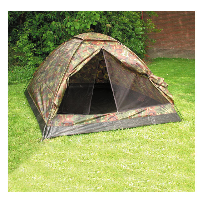 Fostex 4-person tent,camouflage CAMPING AND OUTDOOR Army Surplus
