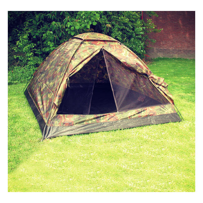 Fostex 4-person tent,camouflage CAMPING AND OUTDOOR Army Surplus