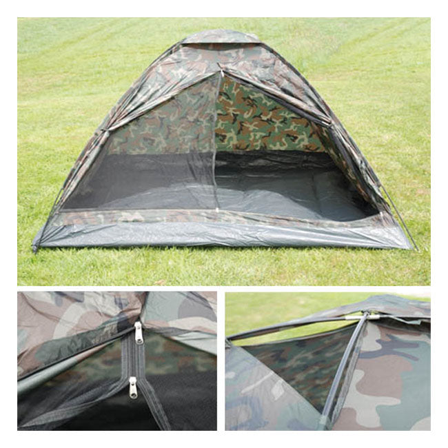 Fostex 2-person tent,camouflage CAMPING AND OUTDOOR Army Surplus