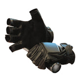 Army Surplus fingerless leather gloves black GLOVES FINGERLESS Army Surplus