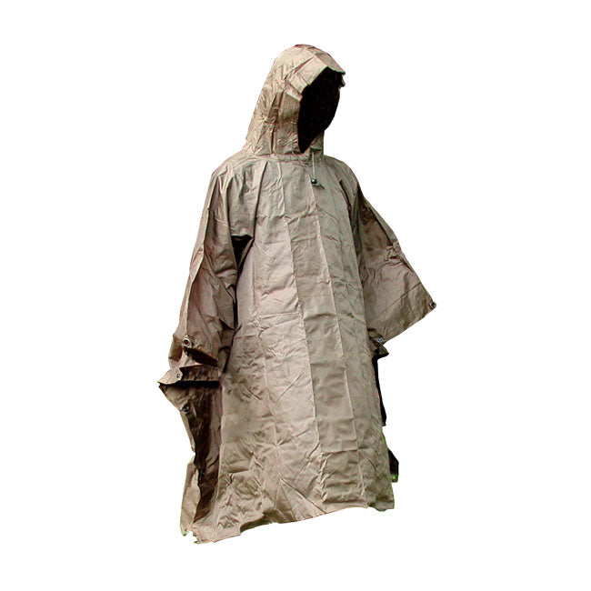 Fostex poncho, green CAMPING AND OUTDOOR Army Surplus