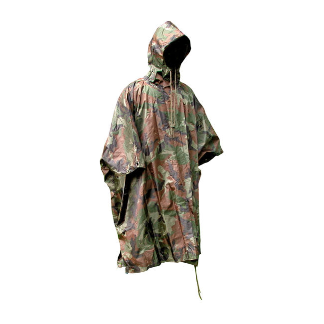 Fostex poncho, camouflage CAMPING AND OUTDOOR Army Surplus